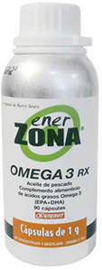 EnerZona Omega 3 RX, Líquido, 100 ml. (3 frascos de 33,3 ml.)