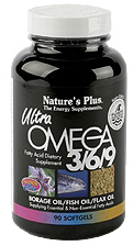 Ultra Omega 3/6/9 de Nature's Plus
